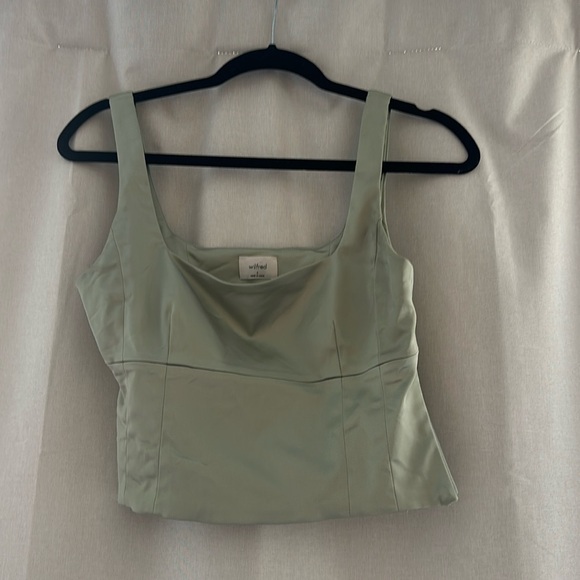 Aritzia satin bustier top - Picture 1 of 3